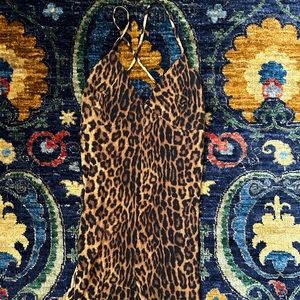 Norma Kamali sexy cheetah spaghetti jumpsuit. Never worn